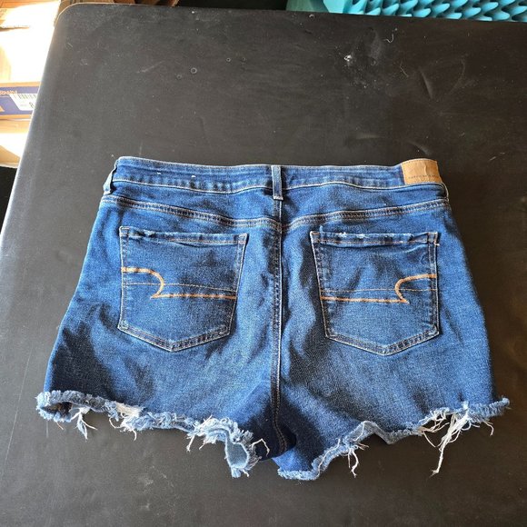 AMERICAN EAGLE SUPER STRETCH JEAN SHORTS 18 - Picture 2 of 8